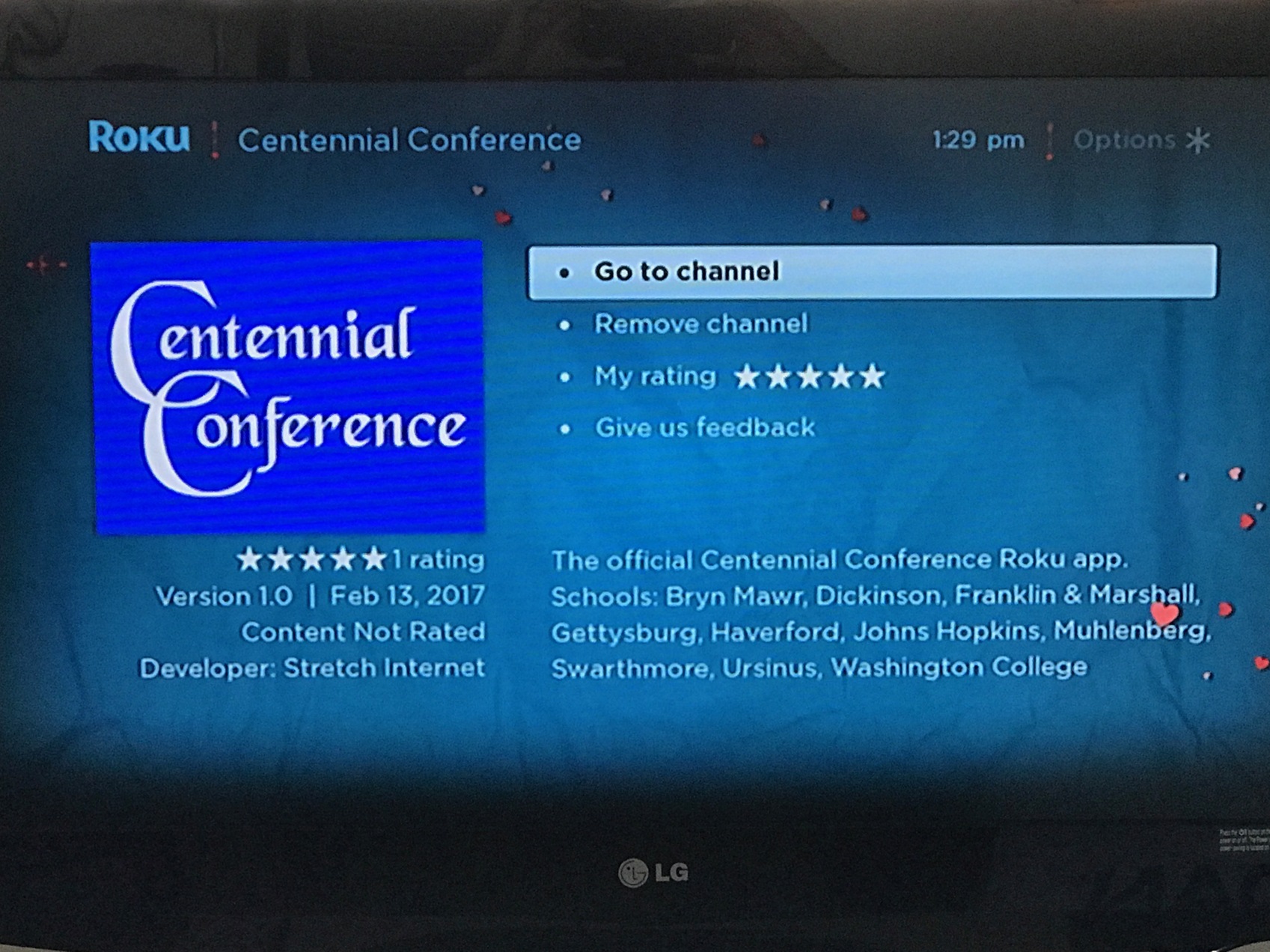 Conference Releases Roku App