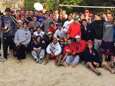 Dickinson Laxers Raise $50K Playing Volleyball