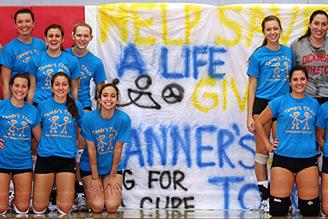 Volleyball Teams Partner With Tanner's Touch Foundation