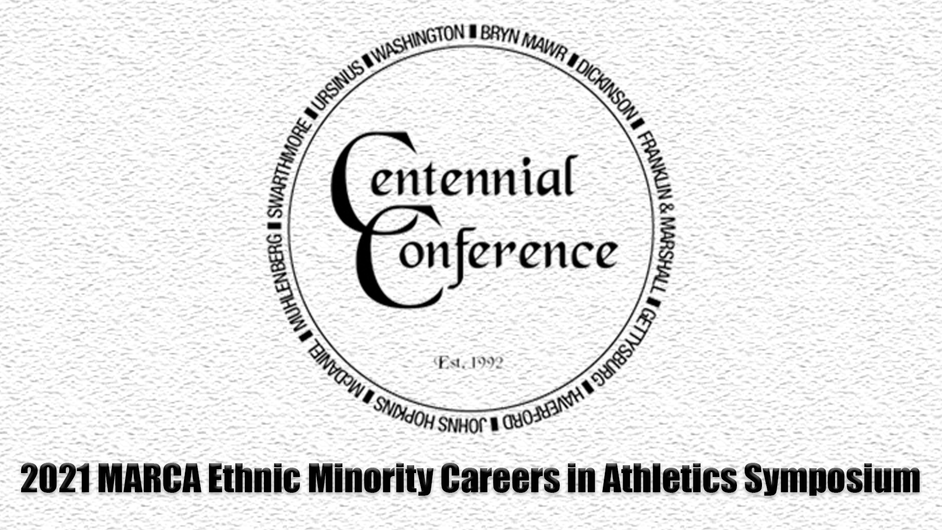 2021 MARCA Ethnic Minority Careers in Athletics Symposium
