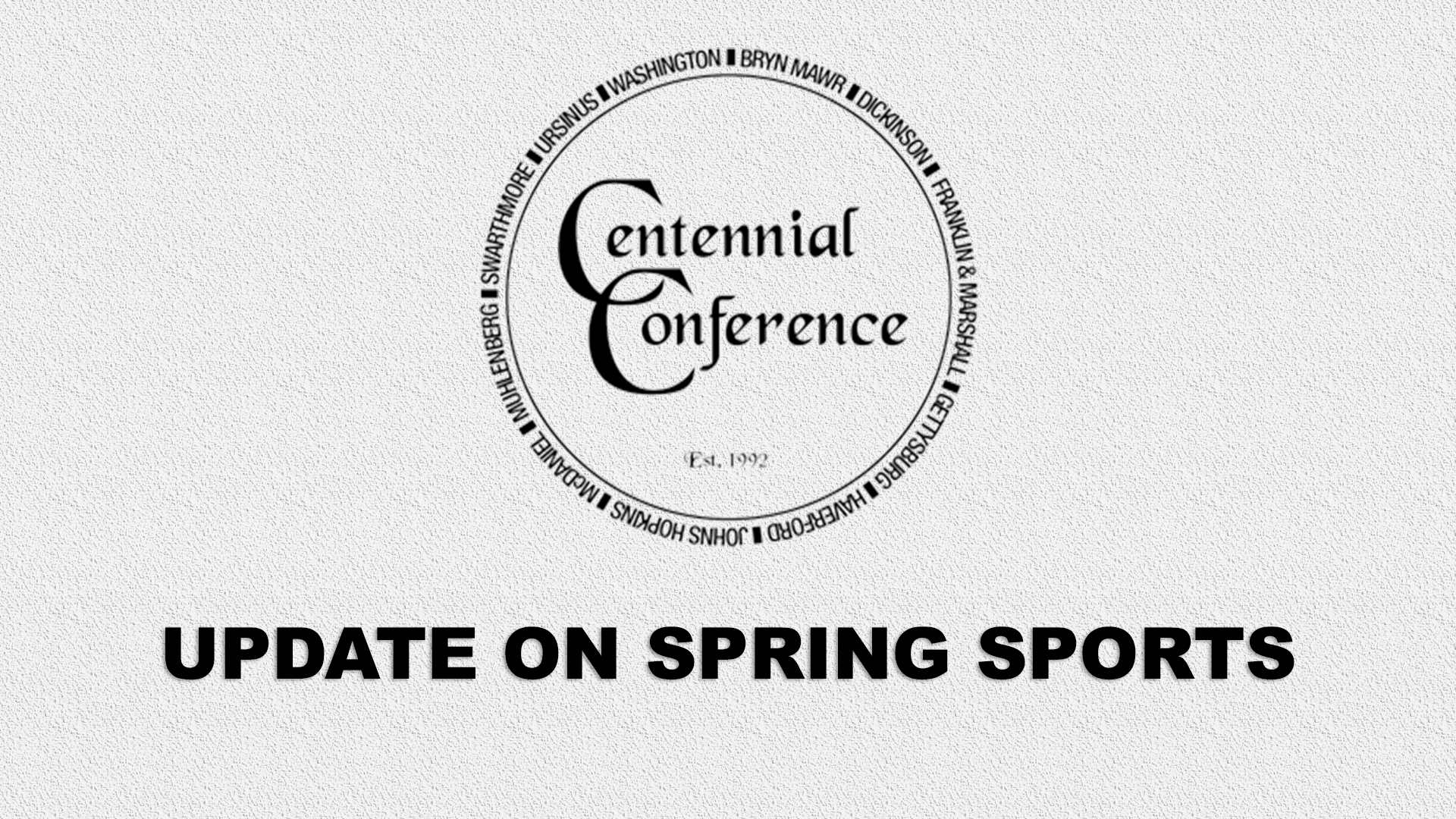 Centennial Conference Spring Sports Update