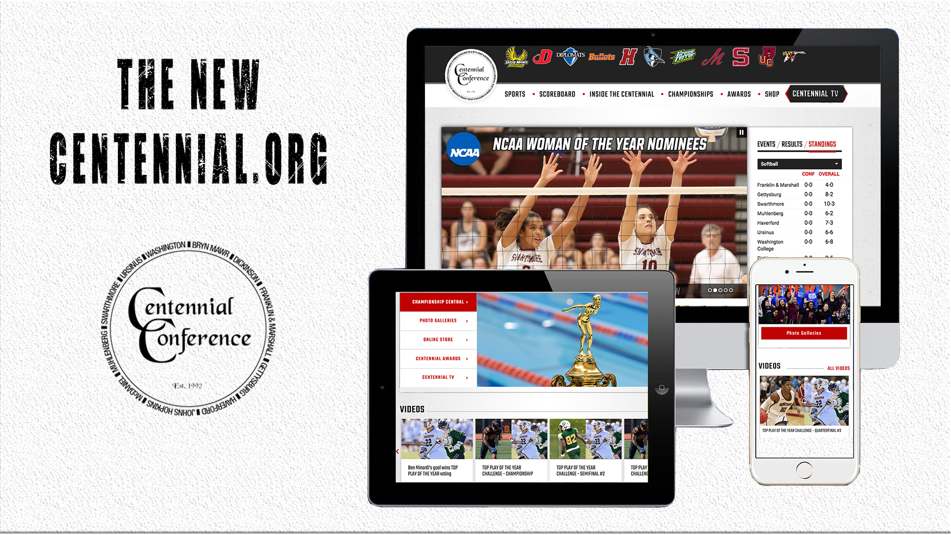 Centennial Conference Unveils New Website Design
