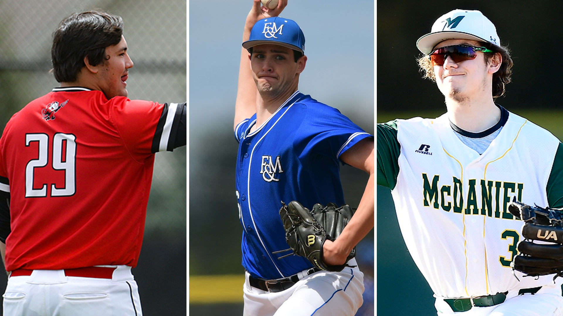 F&M's Roche Named D3Baseball.com Mid-Atlantic Pitcher of the Year; Three from CC Honored
