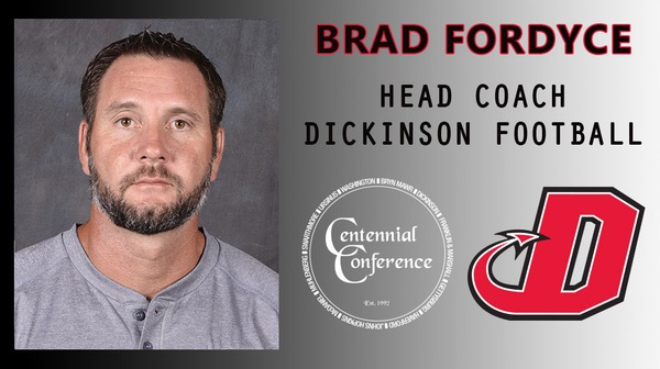 Fordyce Named Head Football Coach at Dickinson