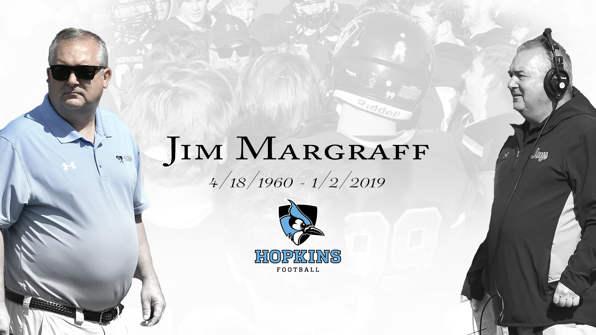 Jim Margraff was the winningest football coach in Johns Hopkins and Centennial Conference history.