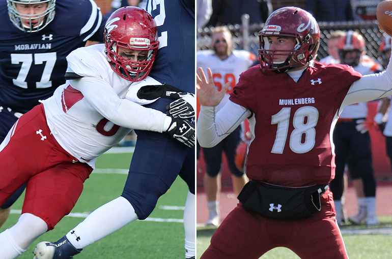 All-CC Football: Muhlenberg's Hnatkowsky & Feaster Tabbed Players of the Year