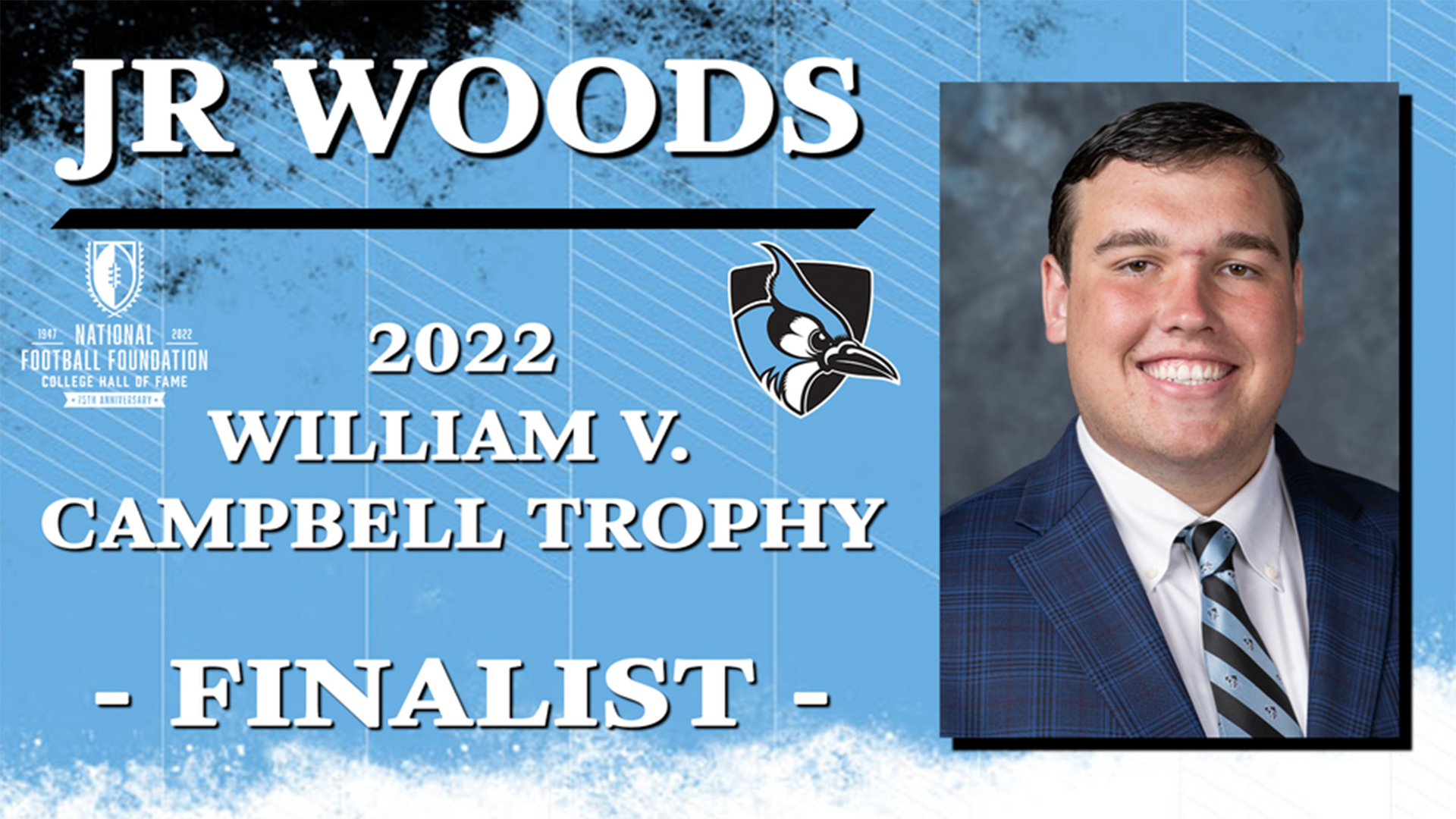 JHU's Woods Named Finalist for Prestigious Campbell Trophy