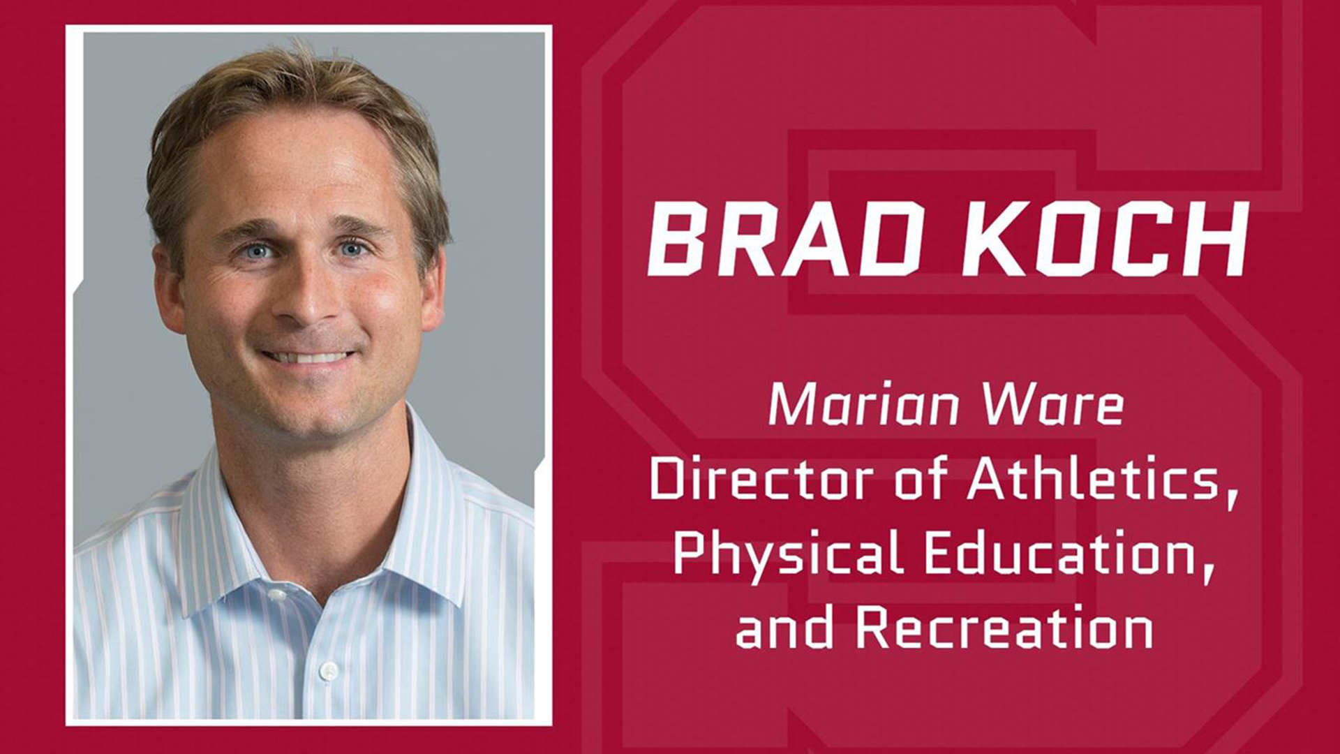 Koch Named Swarthmore's Director of Athletics