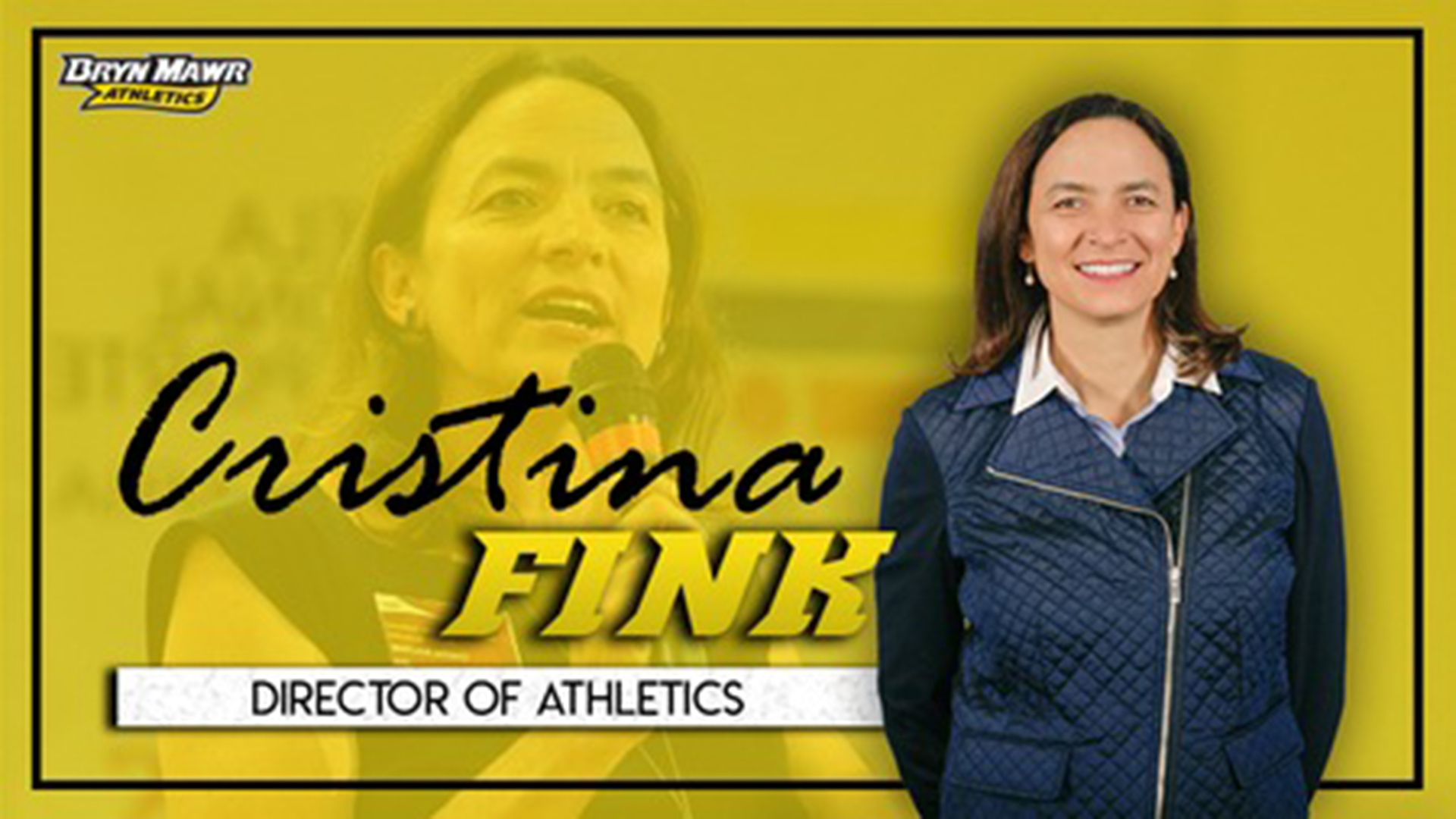 Bryn Mawr Names Dr. Cristina Fink as Next Director of Athletics