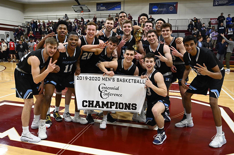 Delaney's Buzzer Beater Propels Hopkins Past Previously-Unbeaten Swarthmore in Centennial Championship