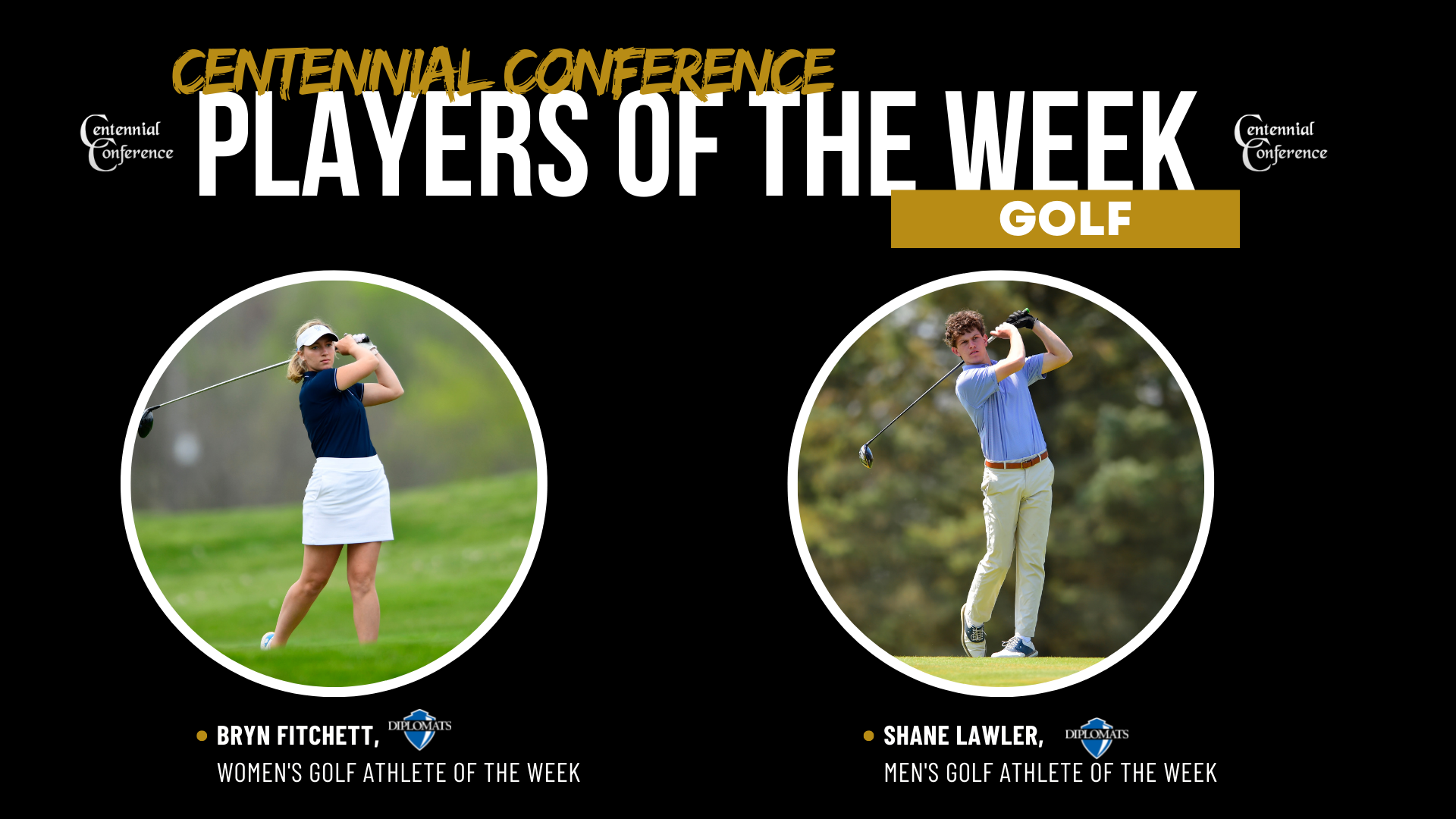 F&M's Fitchett & Lawler Collect CC Golf Weekly Awards