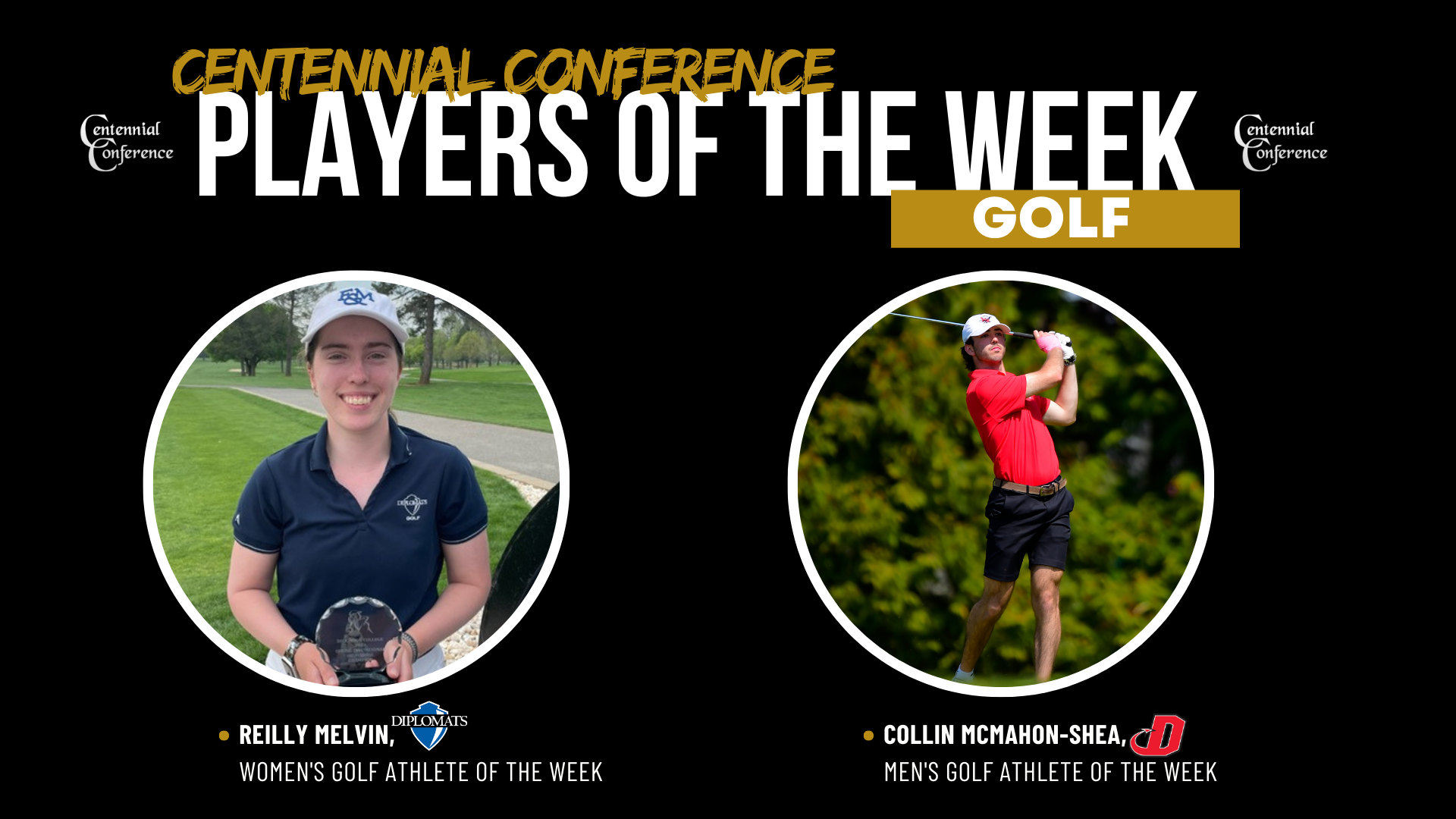 Reilly Melvin, Franklin & Marshall, Golfer of the Week