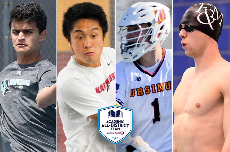 Four Receive Men's At-Large Academic All-District Honors