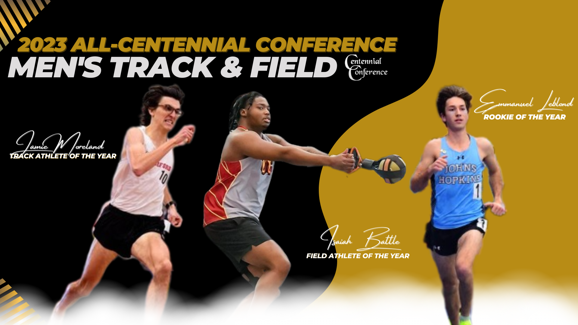 All-CC Men's Indoor Track & Field Team: Moreland & Battle Named Athletes of the Year