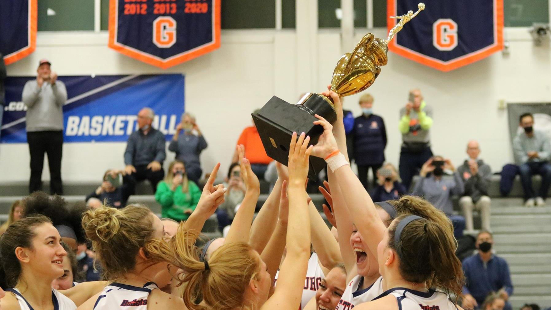 Bullets Down Blue Jays to Claim Third CC Women's Basketball Title
