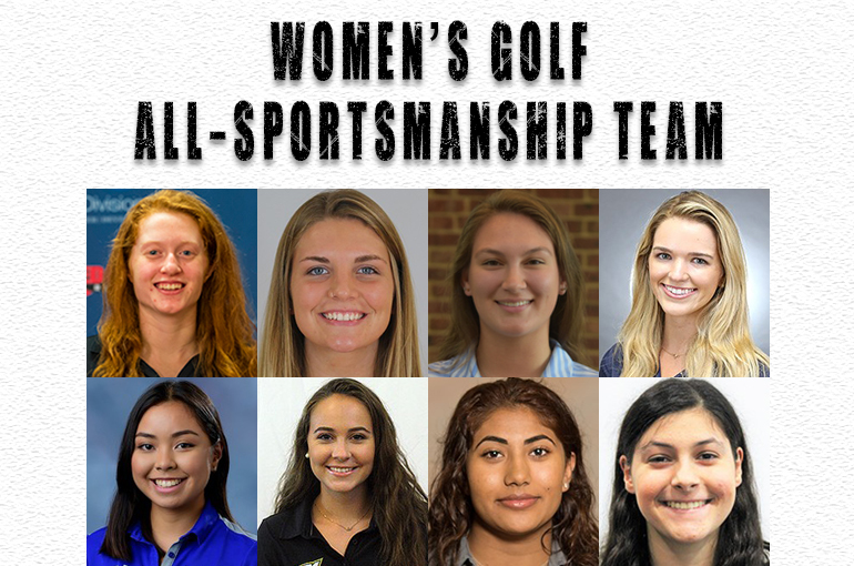 Women's Golf All-Sportsmanship Team