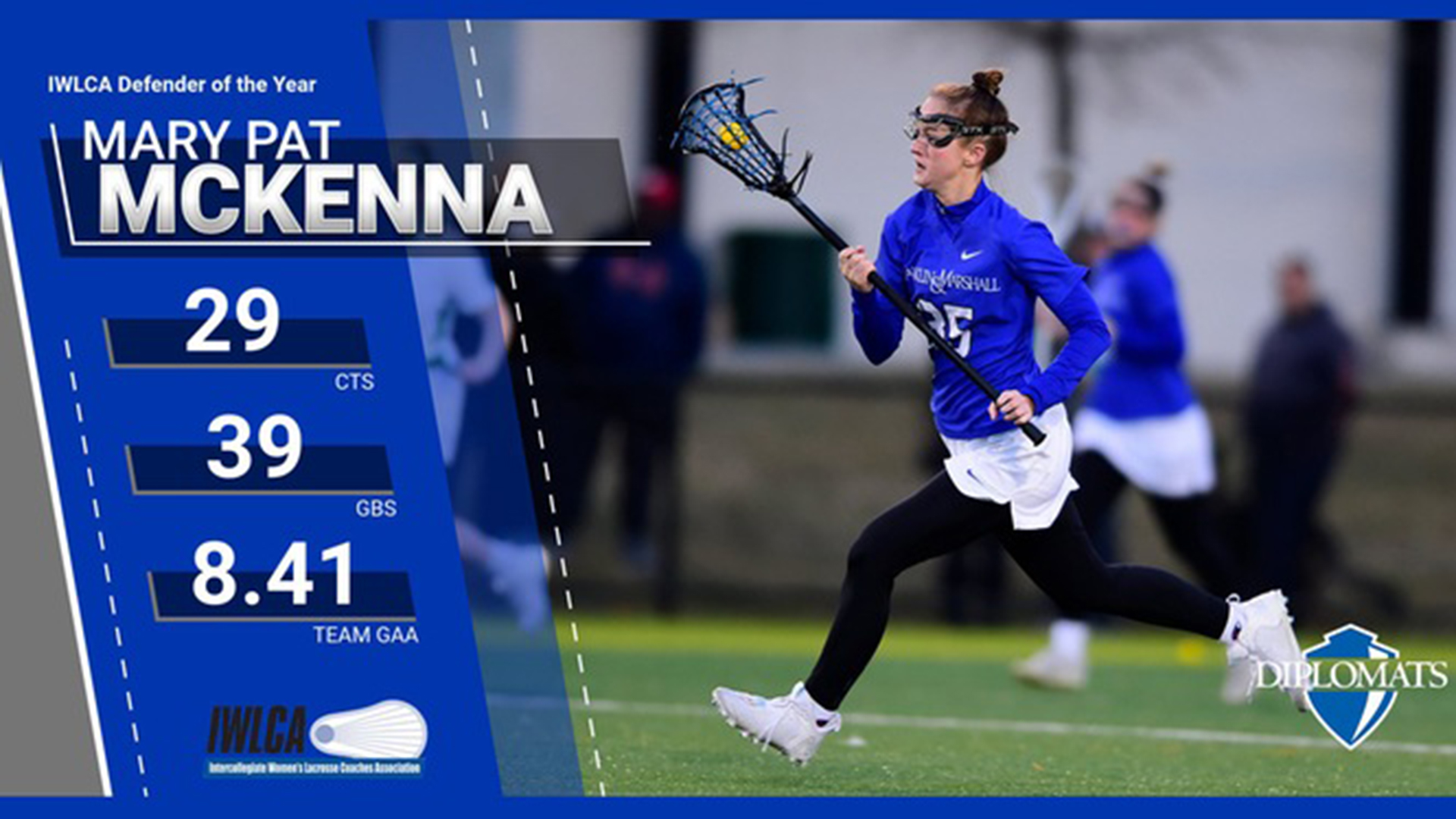 F&M's McKenna Named IWLCA Defensive Player of the Year