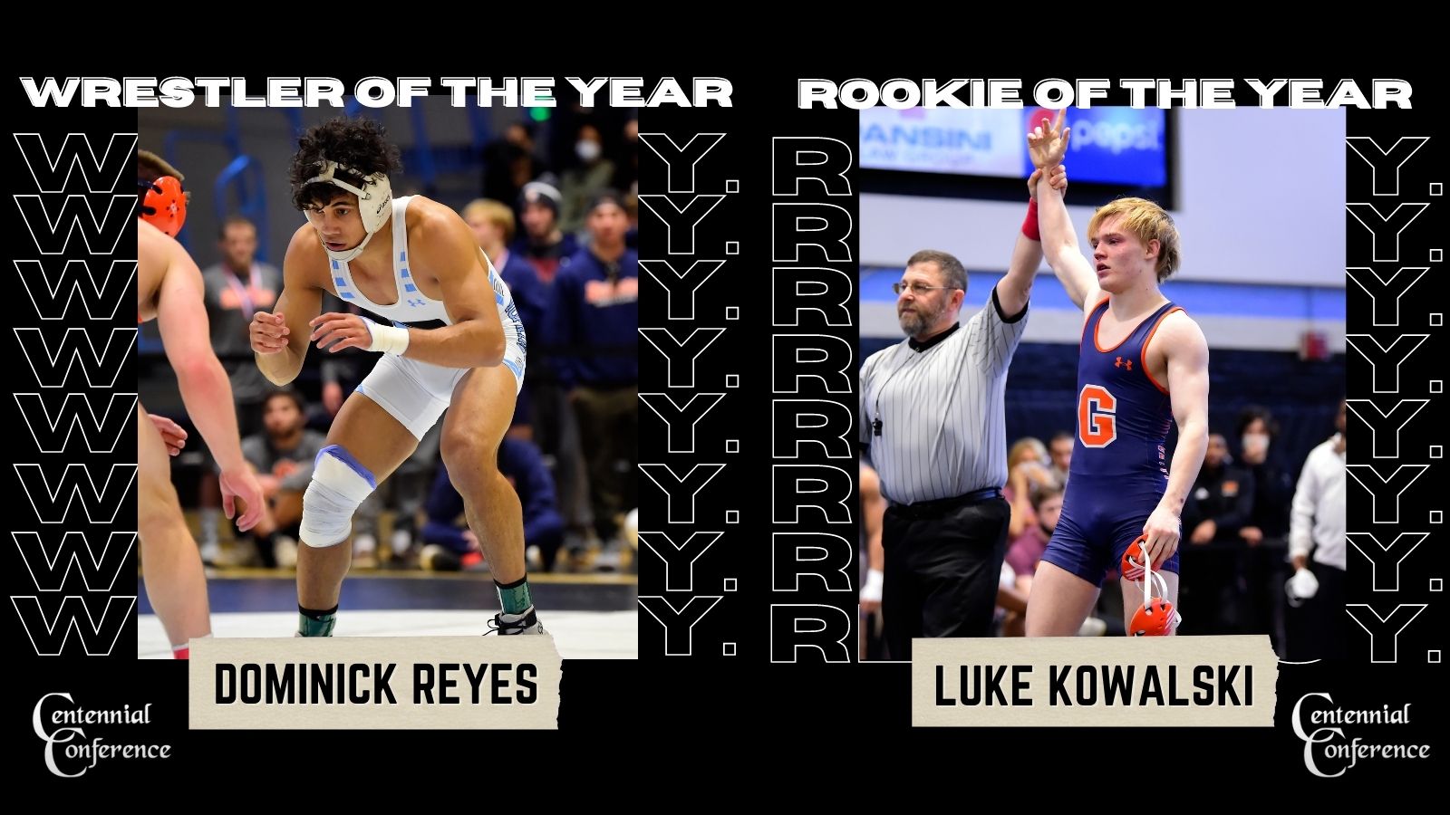 Reyes Repeats as Centennial Wrestler of the Year; Kowalski Named Top Rookie