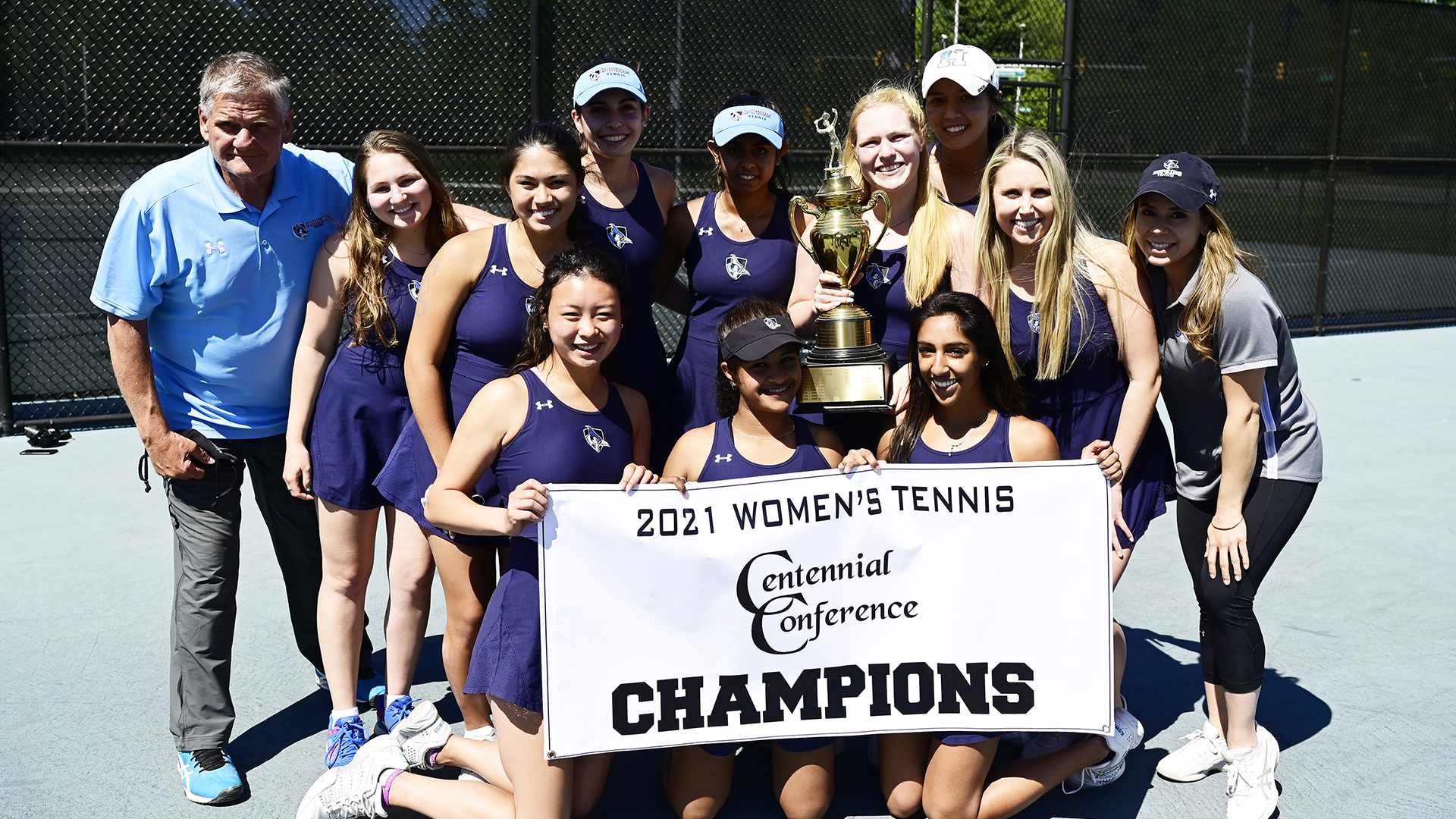 Hopkins Collects 14th Consecutive CC Women's Tennis Title