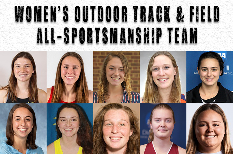 Women's Outdoor Track & Field All-Sportsmanship Team
