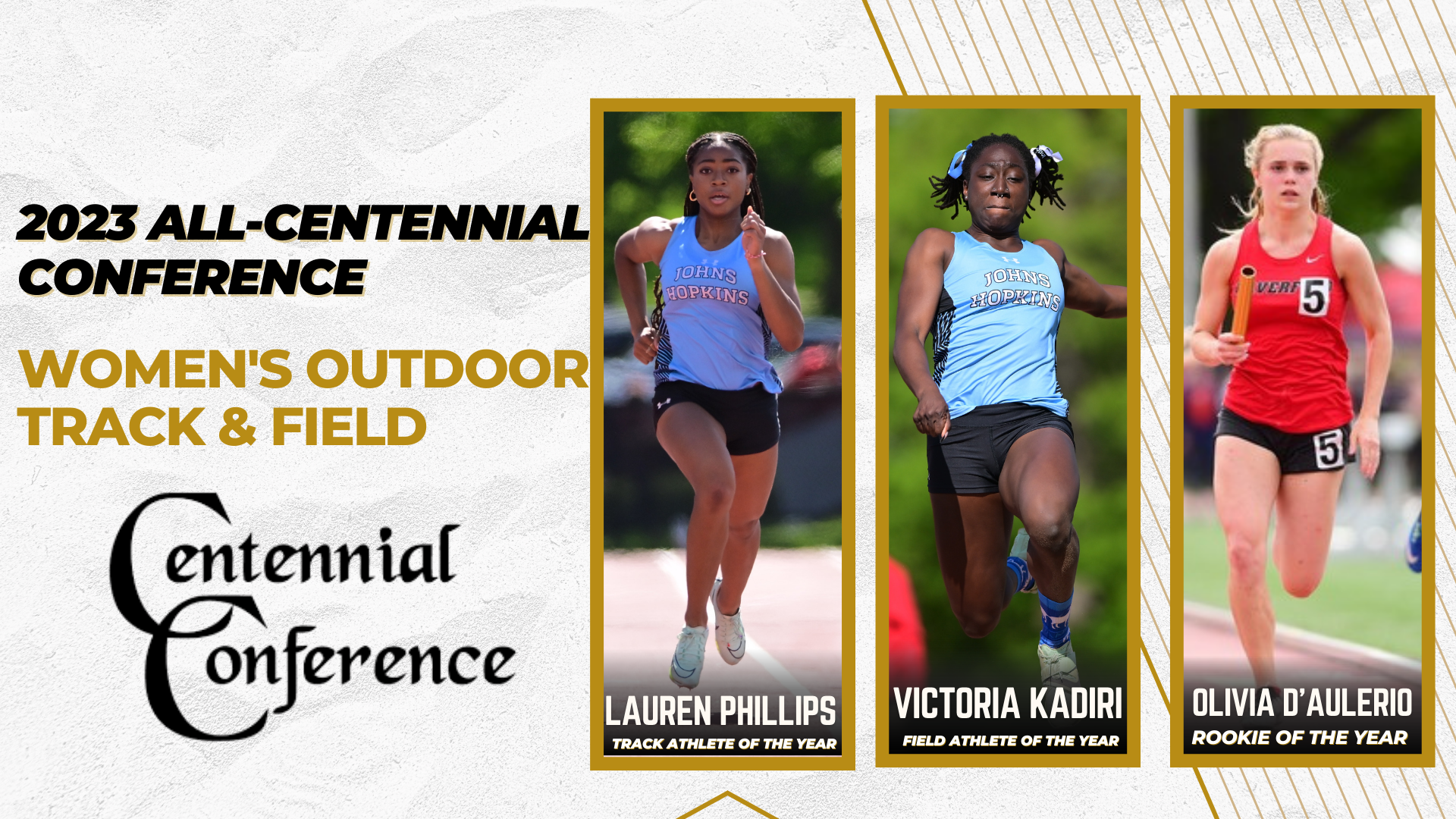 Phillips & Kadiri Lead All-Centennial Women's Outdoor Track & Field Team