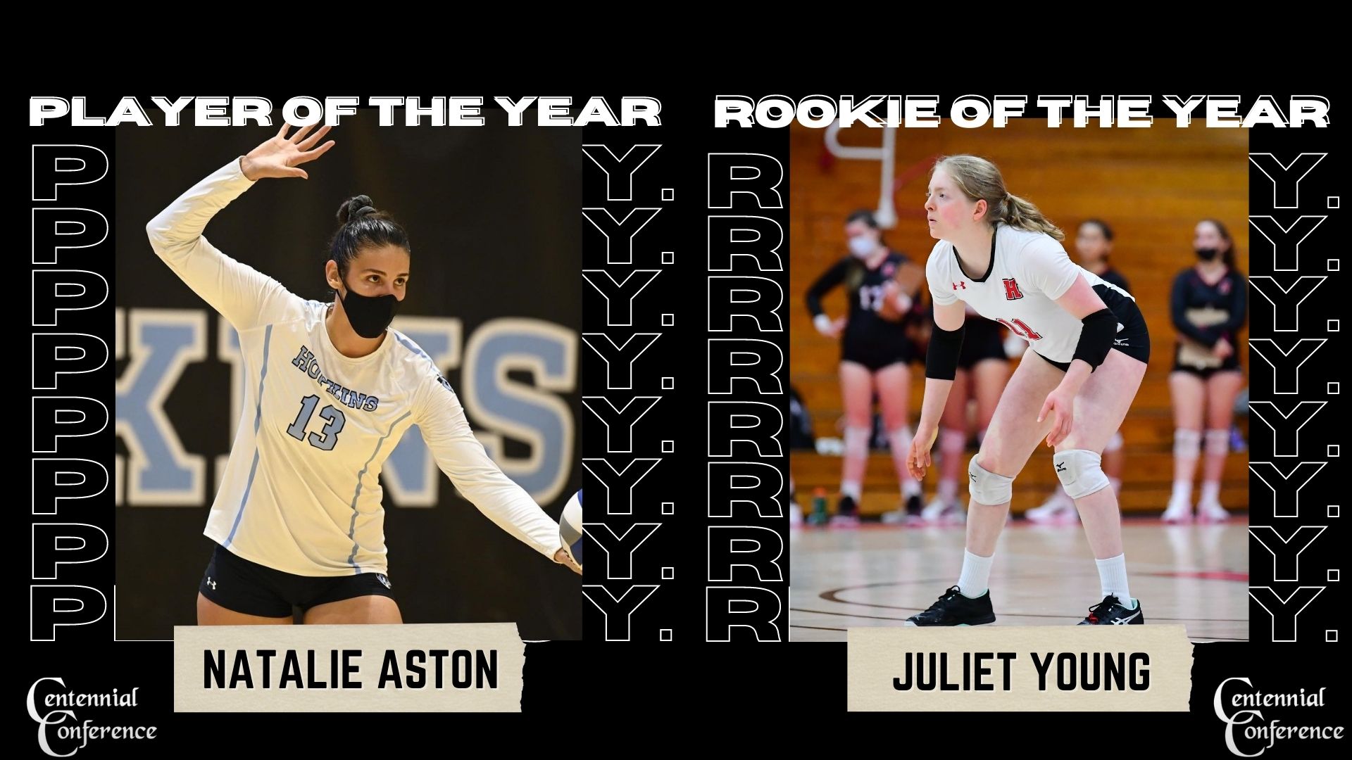 JHU's Aston Repeats as Player of the Year to Lead All-CC Volleyball Team